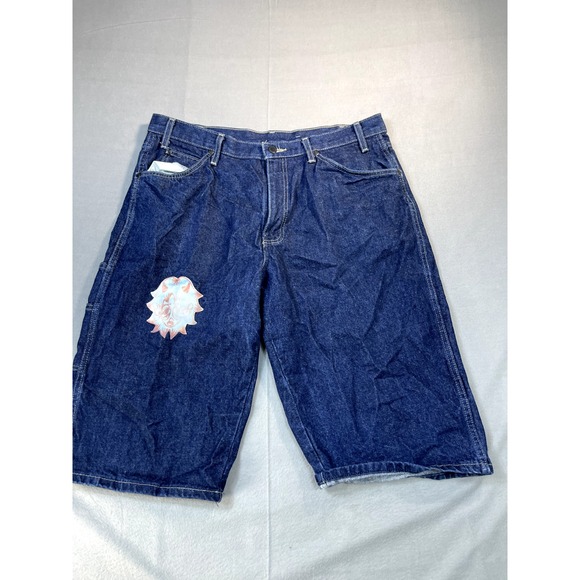 Dickies Painter Shorts Size 36 Mens Denim 14" Inseam Baggy Grunge Street‎ Wear - Picture 1 of 16